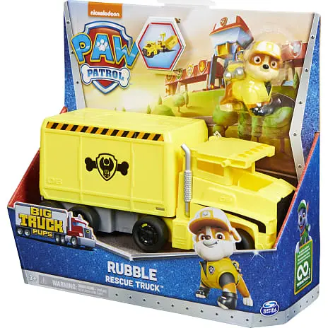 Paw Patrol Big Trucks Rubble Legetøjsbil 4 Paw Patrol Big Trucks Rubble Legetøjsbil - Billede 2