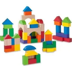 Wonderworld Regnbue Byggeklodser 75 Dele