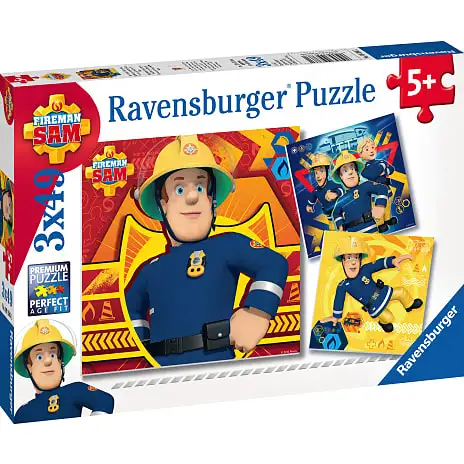 Ravensburger, Call Sam In Danger Puslespil Med 3x49 Brikker 6 Ravensburger, Call Sam In Danger Puslespil Med 3x49 Brikker - Billede 4
