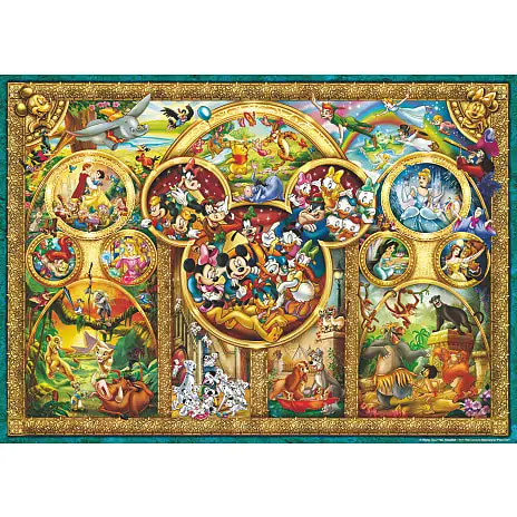 Ravensburger, Disney Tema Puslespil - 1000 Brikker 4 Ravensburger, Disney Tema Puslespil - 1000 Brikker - Billede 2