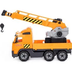 Polesie Lastbil Med Kran På Lad 580x195x320mm -Konstruktionslegetøj butik 07b4ab9af4d4db7f50ece396ce4e61b2