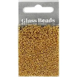 Andre Mærker Rocaiperler - Messing