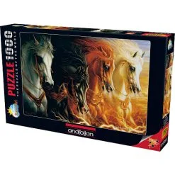 Anatolian Puslespil Four Horses Of Apocalypse - 1000 Brikker
