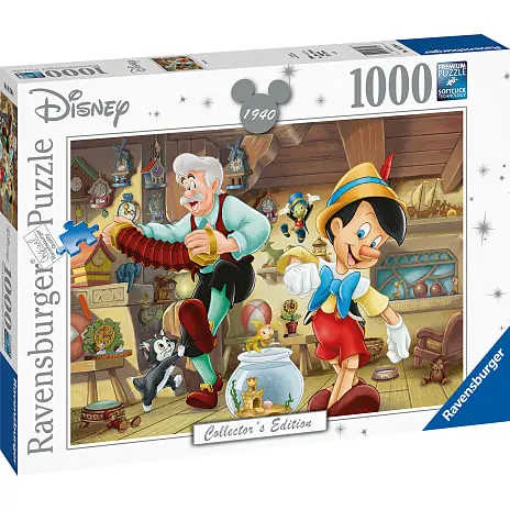 Ravensburger, Pinocchio Puslespil - 1000 Brikker 5 Ravensburger, Pinocchio Puslespil - 1000 Brikker - Billede 3