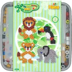 Hama Maxi 600 Perler Og 2 Stiftplader I Bøtte - Løve Og Elefant -Konstruktionslegetøj butik 09ce6a0a2974fdf0de05c7e269d7a40b