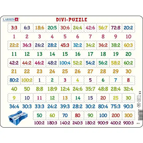 Larsen Puslespil Divi-Puzzle - 58 Brikker 3 Larsen Puslespil Divi-Puzzle - 58 Brikker