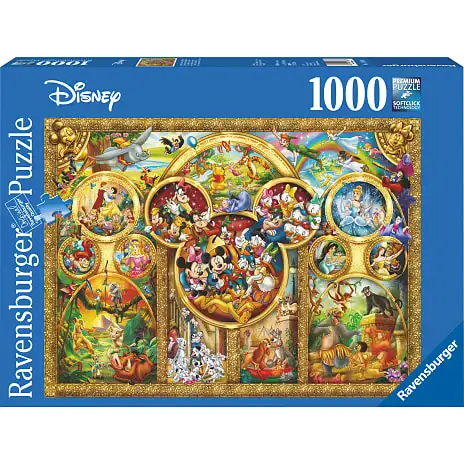 Ravensburger, Disney Tema Puslespil - 1000 Brikker 3 Ravensburger, Disney Tema Puslespil - 1000 Brikker