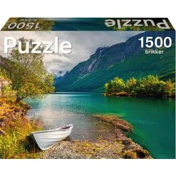 Andre Mærker Puzzle Puslespil Flod Og Bjerge