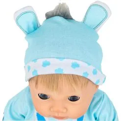 Tiny Treasure Dukke Med Blond Hår - Blå -Konstruktionslegetøj butik 11d7342f 6a42 4ad1 8e3b 01253d9bcc6a