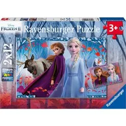Ravensburger, Frost 2 Puslespil Med 2x12 Brikker