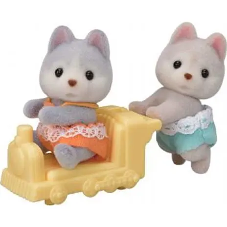 Sylvanian Families Husky Tvillinger 3 Sylvanian Families Husky Tvillinger
