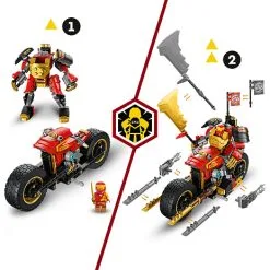 LEGO NINJAGO 71783 Kais Robotkværn EVO -Konstruktionslegetøj butik 14cc19008639b40f8ef635eb385c9265