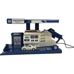 Andre Mærker Benzinstation Med Vibration Inkl. 1 Bil