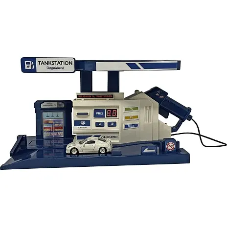 Andre Mærker Benzinstation Med Vibration Inkl. 1 Bil 3 Andre Mærker Benzinstation Med Vibration Inkl. 1 Bil