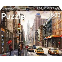 Andre Mærker Puzzle Puslespil Med Storby