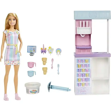 Barbie Isbutik Legesæt 3 Barbie Isbutik Legesæt
