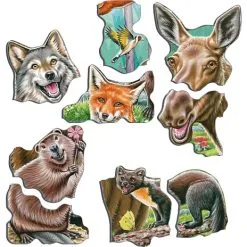 Larsen Puslespil Skovdyr - 42 Brikker -Konstruktionslegetøj butik 19aad28d 6186 4f78 a45f 1c7698c671a1