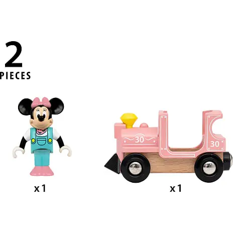 BRIO 32288 Minnie Mouse Og Lokomotiv 4 BRIO 32288 Minnie Mouse Og Lokomotiv - Billede 2