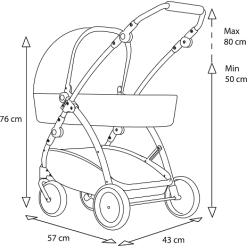 Brio Spin Dukkevogn - Grå -Konstruktionslegetøj butik 1df2c309 9beb 4c71 86ca 40309e96ffd8