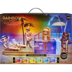 Rainbow High Farveskiftende Lys Beach Club Sæt -Konstruktionslegetøj butik 20e71324 275f 4e5b 915c 37cb5e09ff3f