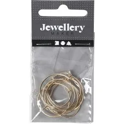 Andre Mærker Creoler, Forgyldt, 8stk.