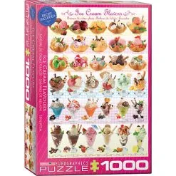 Eurographics Puslespil Ice Cream Flavours - 1000 Brikker