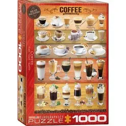 Eurographics Puslespil Coffee - 1000 Brikker