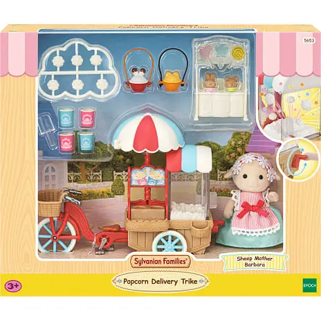 Sylvanian Families Popcornvogn Med Fåremor 4 Sylvanian Families Popcornvogn Med Fåremor - Billede 2