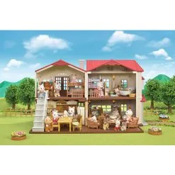 Sylvanian Families Sylvanian Byhus Med Lys -Konstruktionslegetøj butik 23f70485 6ea4 4cae aa2e e82130d75327