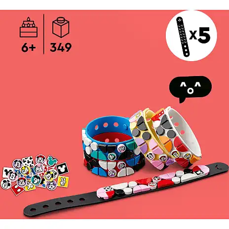 LEGO® DOTS Disney Mickey Og Venner Armbånd-megapakke 41947 6 LEGO® DOTS Disney Mickey Og Venner Armbånd-megapakke 41947 - Billede 4