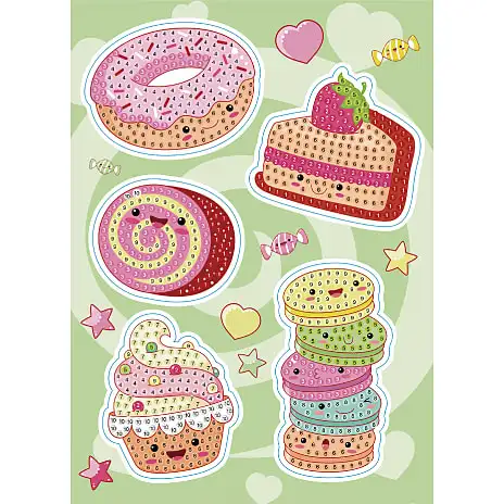 1CONZEPT Diamond Art Stickers 13x18 Cm - Kager 3 1CONZEPT Diamond Art Stickers 13x18 Cm - Kager