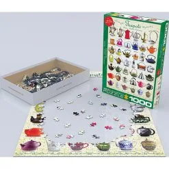 Eurographics Puslespil Teapots - 1000 Brikker -Konstruktionslegetøj butik 277782c4 3d13 42c6 b152 2abb62ab01b7