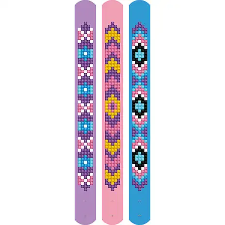 Diamond Dotz Bracelets Dotzies: 3 Stk: Mauves 4 Diamond Dotz Bracelets Dotzies: 3 Stk: Mauves - Billede 2