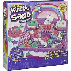 Kinetic Sand - Regnbue Enhjørning Legesæt