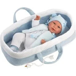 Llorens Dukke 42 Cm I Bærelift - Blå