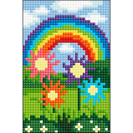 Andre Mærker Diamond Art 10x15cm Lærred - Regnbue 5 Andre Mærker Diamond Art 10x15cm Lærred - Regnbue - Billede 3