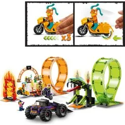LEGO® City Stuntarena Med Dobbelt Loop 60339 -Konstruktionslegetøj butik 2d3cfa6a 8891 4f0f ae11 3dc0464d3084
