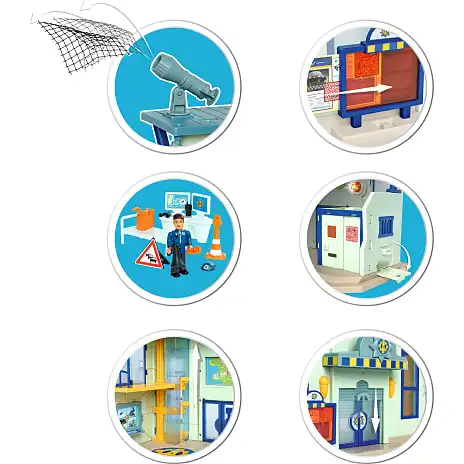 Brandmand Sam Politistation Med Figur 7 Brandmand Sam Politistation Med Figur - Billede 5