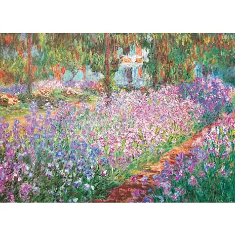 Eurographics Puslespil Monet's Garden By Claude Monet - 2000 Brikker 4 Eurographics Puslespil Monet's Garden By Claude Monet - 2000 Brikker - Billede 2