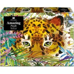 1Play Amazing Puzzle, Leopard Puslespil - 1000 Brikker