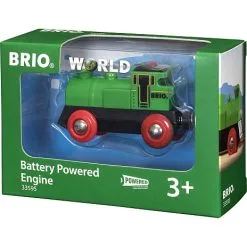 BRIO 33595 Batteridrevet Tovejs Lokomotiv, Grønt/sort -Konstruktionslegetøj butik 32ab2204 b971 435a bcf1 58188433d667