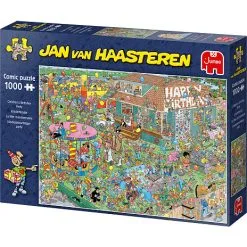 Jan Van Haasteren Børnenes Fødselsdag Puslespil - 1000 Brikker -Konstruktionslegetøj butik 32ad4a72 de00 4f93 848c 4fde401d30d3