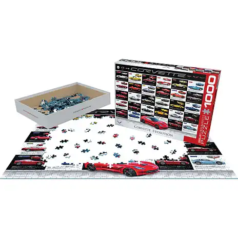 Eurographics Puslespil Corvette Evolution - 1000 Brikker 4 Eurographics Puslespil Corvette Evolution - 1000 Brikker - Billede 2