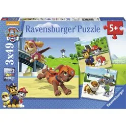 Ravensburger, Paw Patrol Team Puslespil Med 3x49 Brikker
