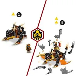 LEGO NINJAGO 71782 Coles Jorddrage EVO -Konstruktionslegetøj butik 34be6ac9898e88b37fe1ac2b07661c07