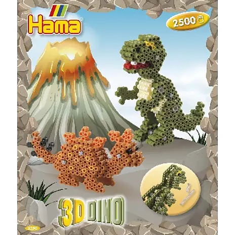 Hama Midi Gaveæske 3D Dinosaur 3 Hama Midi Gaveæske 3D Dinosaur