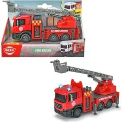 Dickie Toys SOS Brandbil Med Lys Og Lyd 17 Cm
