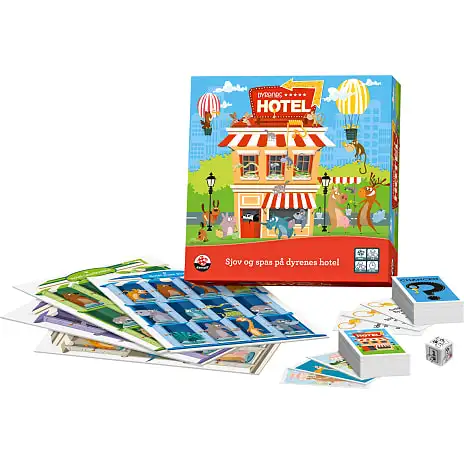 DANSPIL Dyrenes Hotel Brætspil 4 DANSPIL Dyrenes Hotel Brætspil - Billede 2