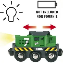 BRIO 33214 Fragtlokomotiv, Batteridrevet -Konstruktionslegetøj butik 36a255d9 bb52 4ae8 9759 e9654960b2b8