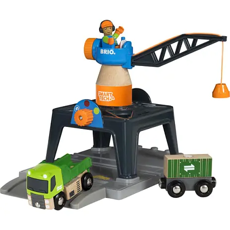 BRIO 33962 Smart Tech Containerkran 4 BRIO 33962 Smart Tech Containerkran - Billede 2
